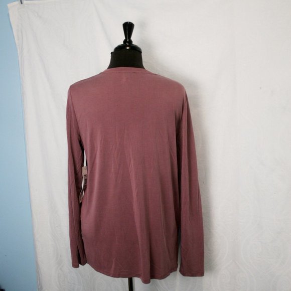 Silky Knit Plum Top - Picture 4 of 5